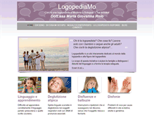 Tablet Screenshot of logopediamo.it